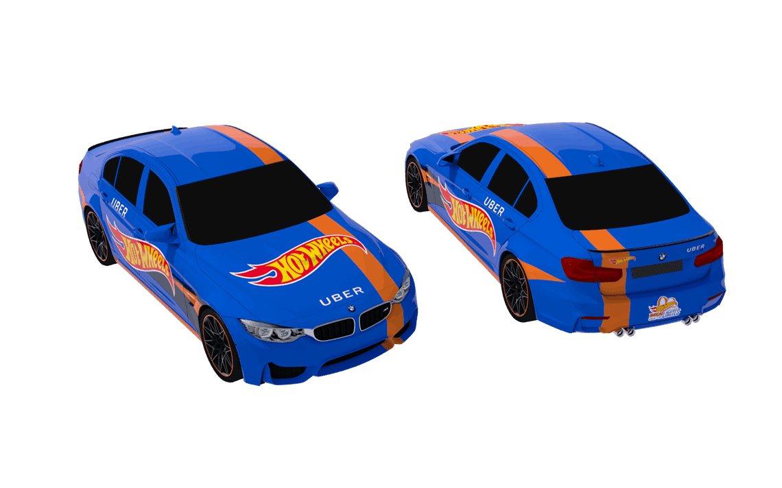 Hot Wheels se une à Uber para criar experiência com usuários em SP e Curitiba