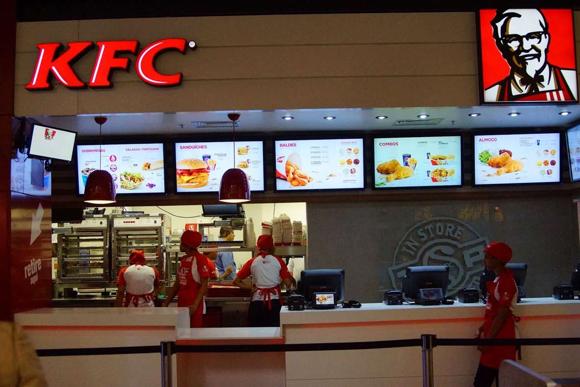 KFC inaugura quatro lojas na cidade de São Paulo ainda esse ano