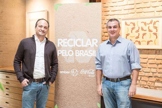 Pedro Mariani, vice-presidente de Relações Corporativas e Jurídico da Ambev, e Pedro Rios, vice-presidente de Relações Corporativas da Coca-Cola Brasil.