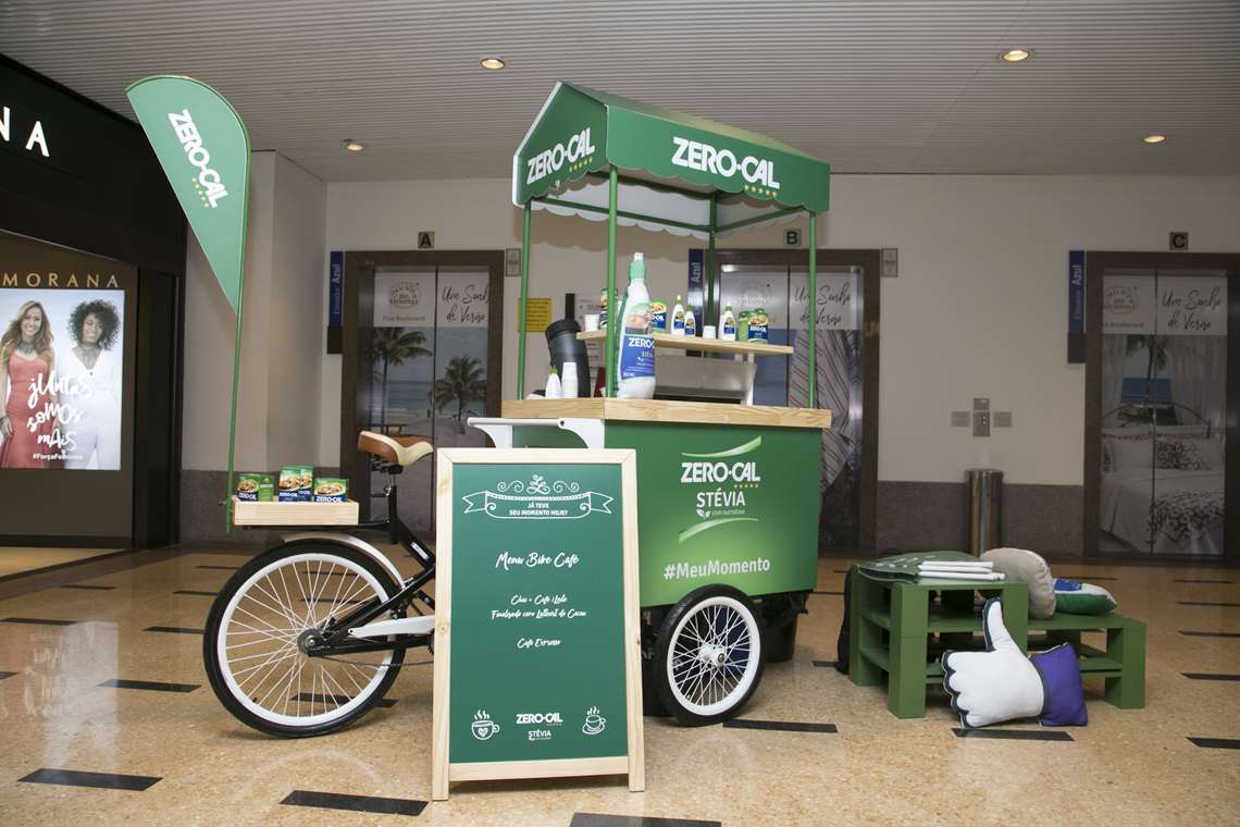 Zero-Cal aposta em bike com experimentação para lançar novo produto