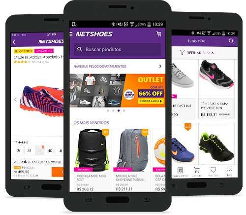 65% do acesso durante a Black Friday da Netshoes foi via mobile