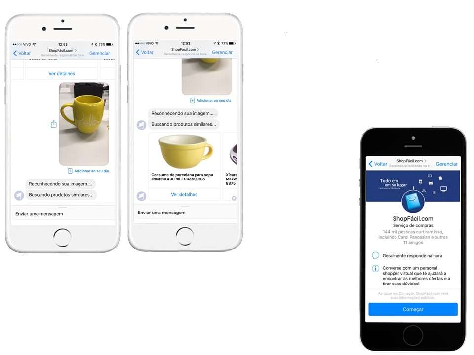 Chatbot do ShopFácil.com passa a reconhecer imagens