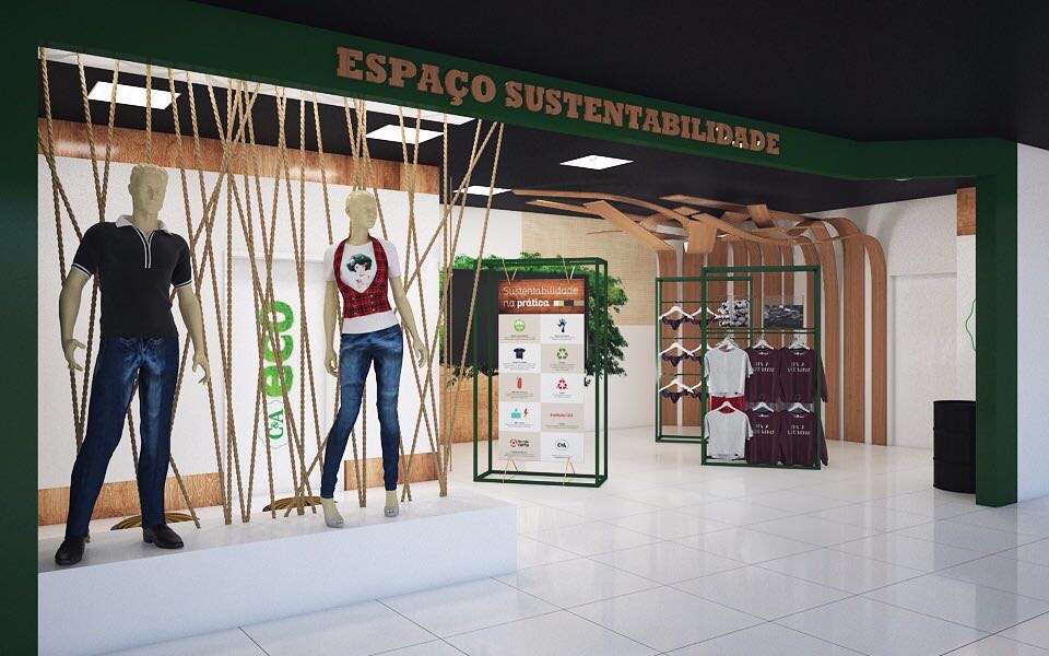 Espaço de sustentabilidade para clientes da loja ECO da C&A passa por mudanças
