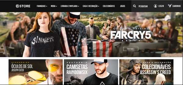 Loja virtual de fabricante de jogos para videogames Ubisoft Store sofre mudanças visuais e de catálogo