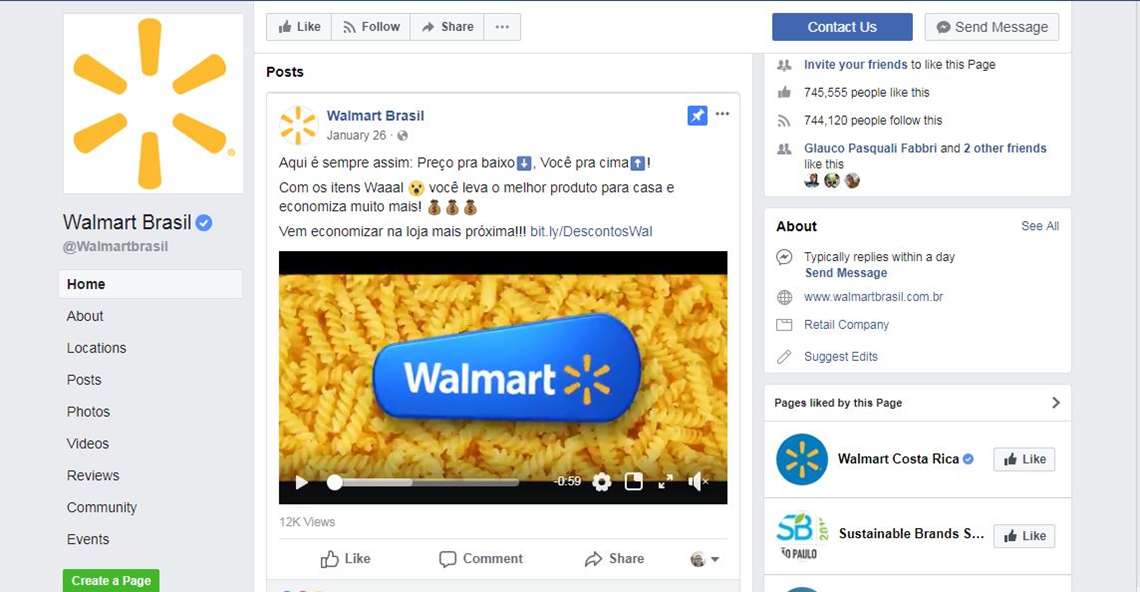 Walmart Brasil lança tabloide digital no Facebook