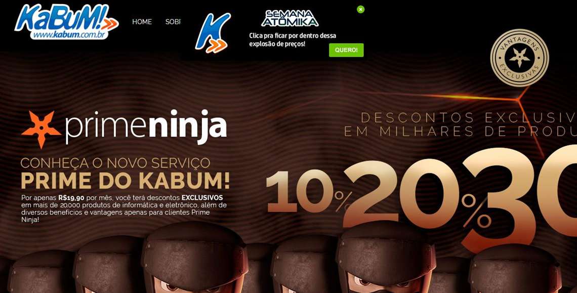 E-commerce KaBuM! lança serviço de descontos por assinatura