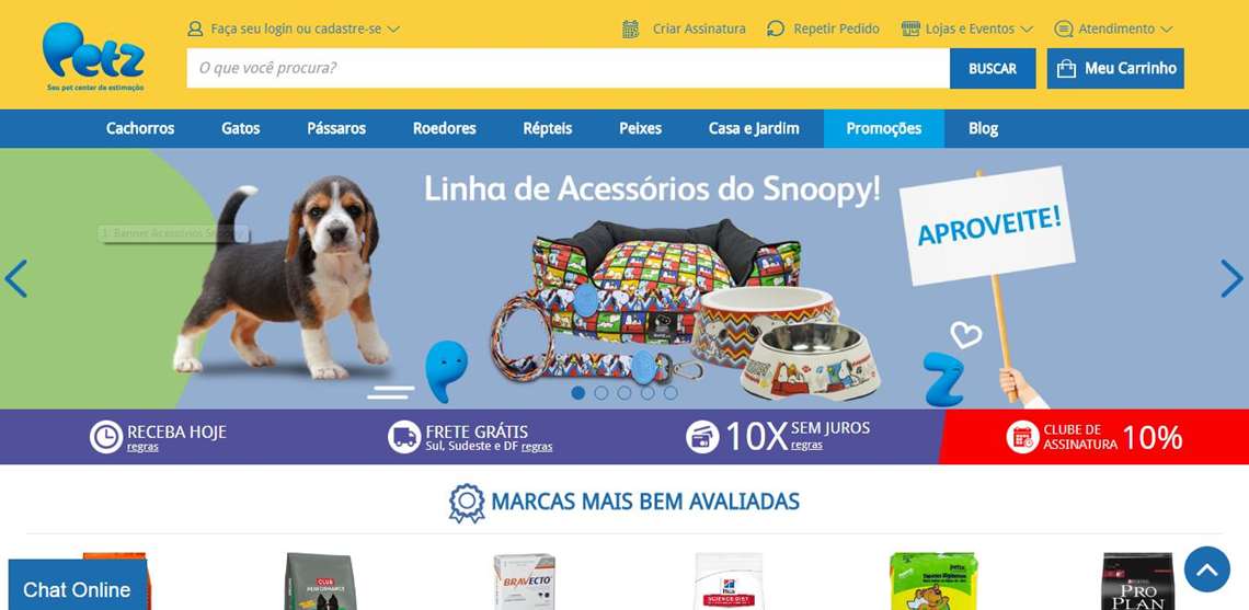 Mercado pet cresce na internet