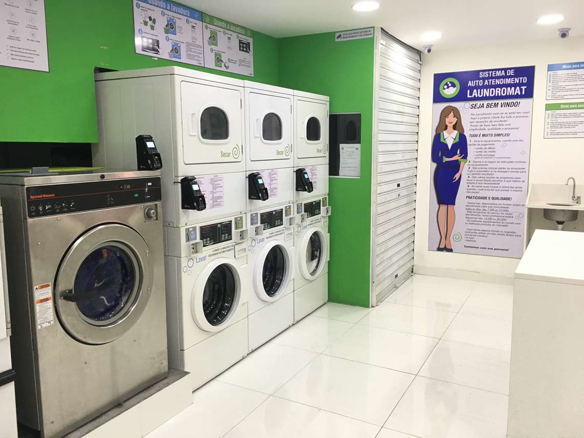 Laundromat lança modelo de loja self-service automatizada