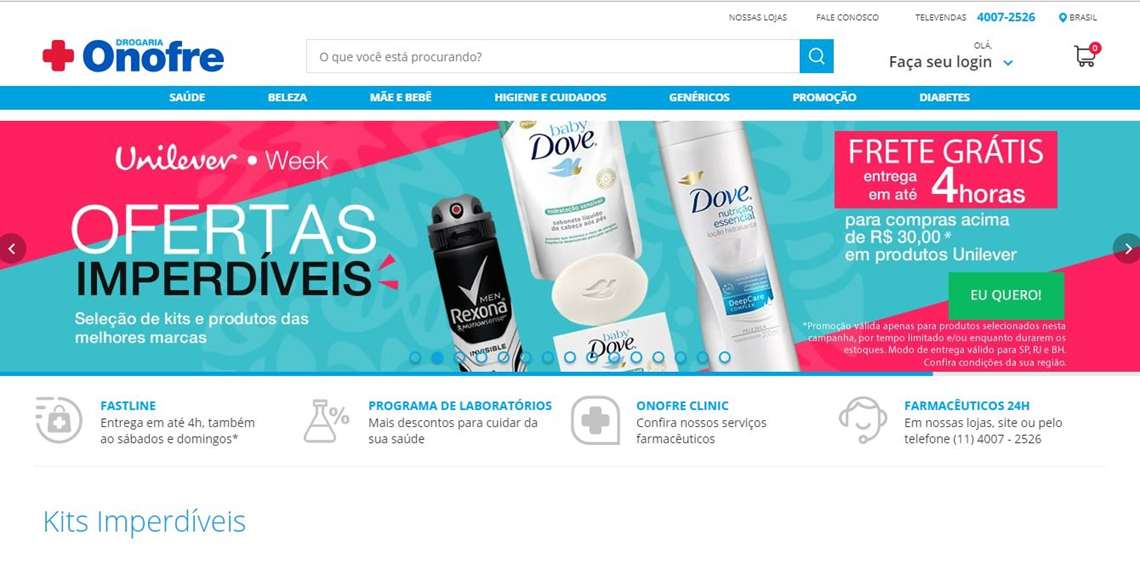 Drogaria Onofre lança nova plataforma de e-commerce