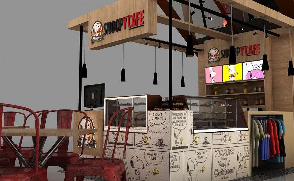 Primeira unidade brasileira do Café Snoopy abre no Shopping Morumbi