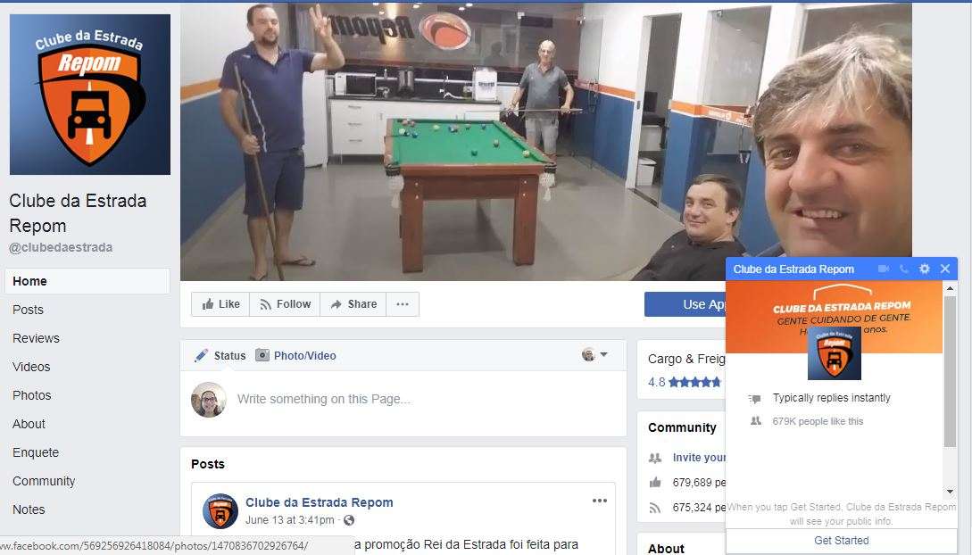 Repom lança chatbot para atender caminhoneiros via Facebook