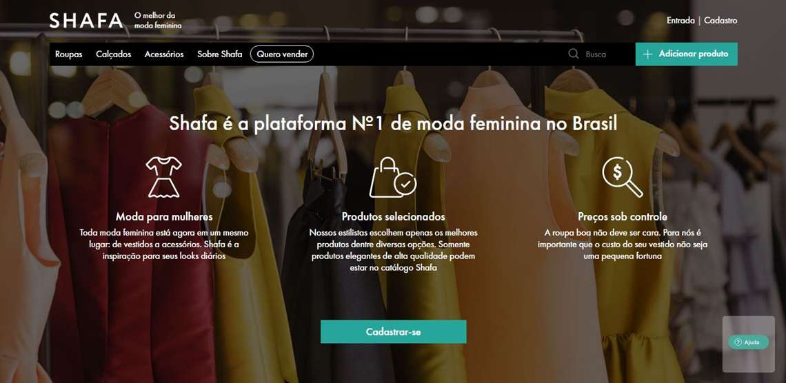 Marketplace de moda feminina chega ao Brasil