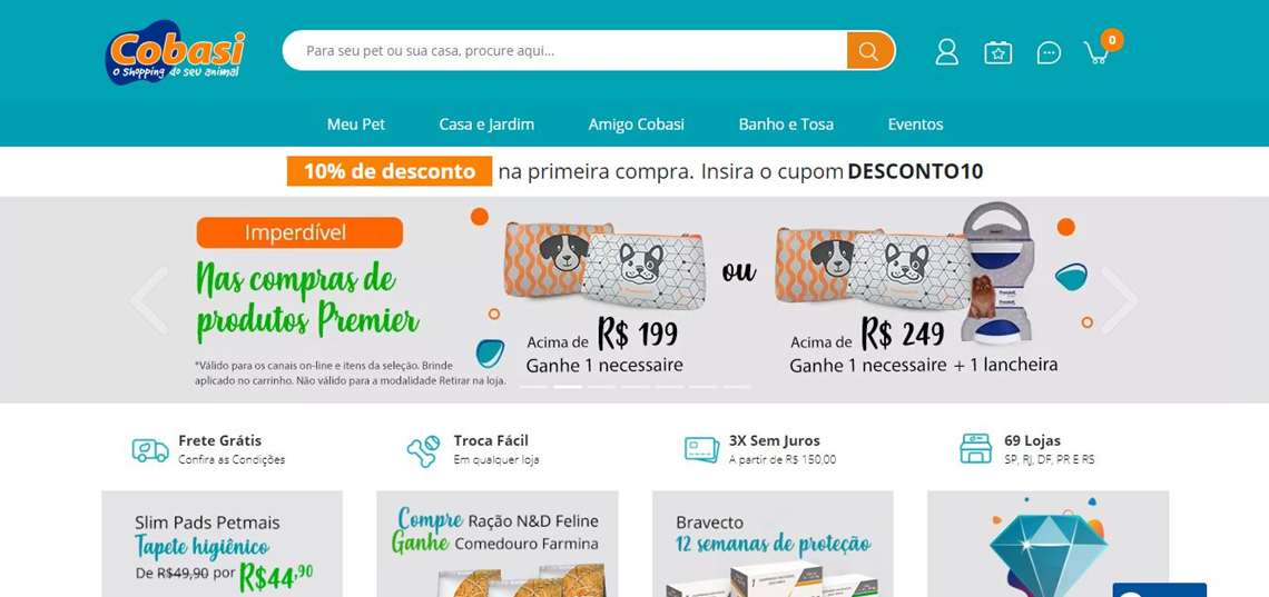 Cobasi lança novo site e amplia oferta de serviços para os clientes