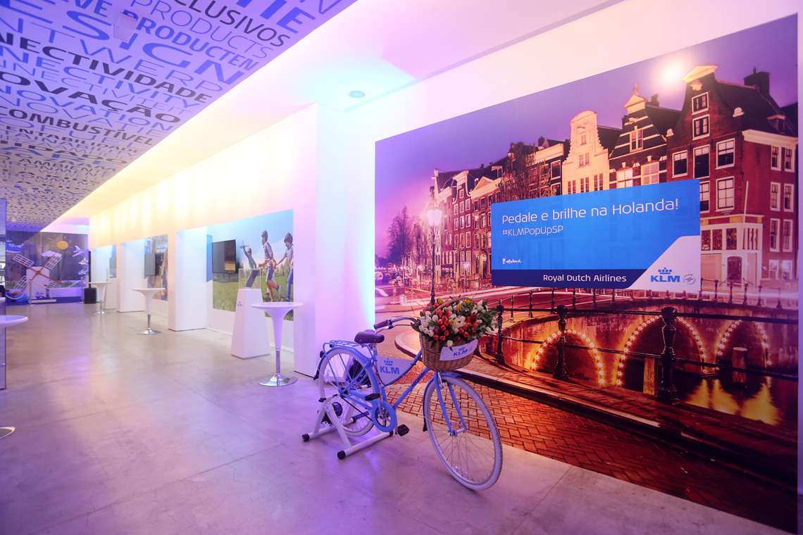 Companhia aérea KLM abre Pop Up Store em São Paulo