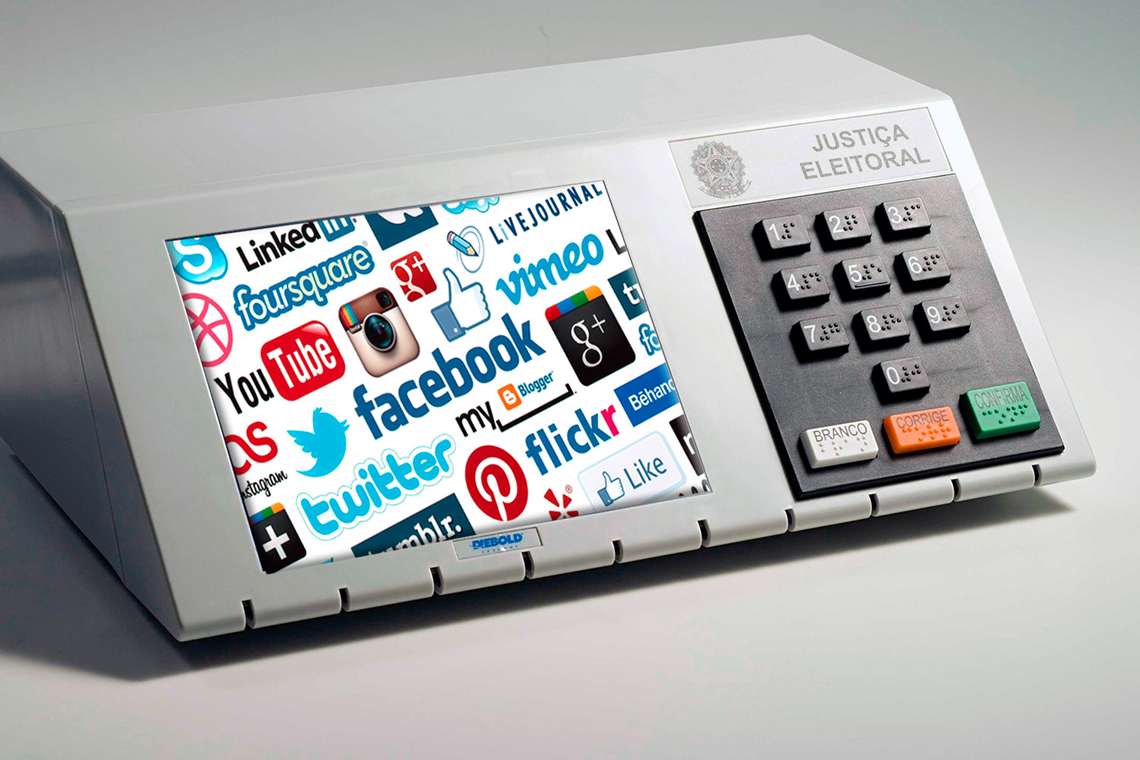 Redes sociais ganharam fácil