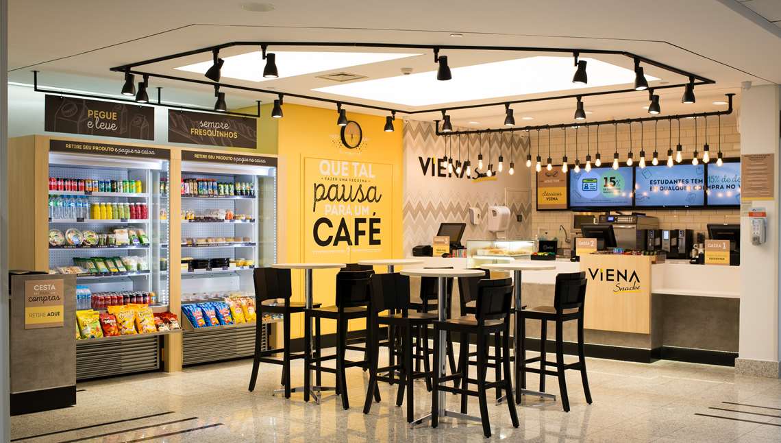 Rede Viena inaugura unidade Snacks no Aeroporto de Guarulhos