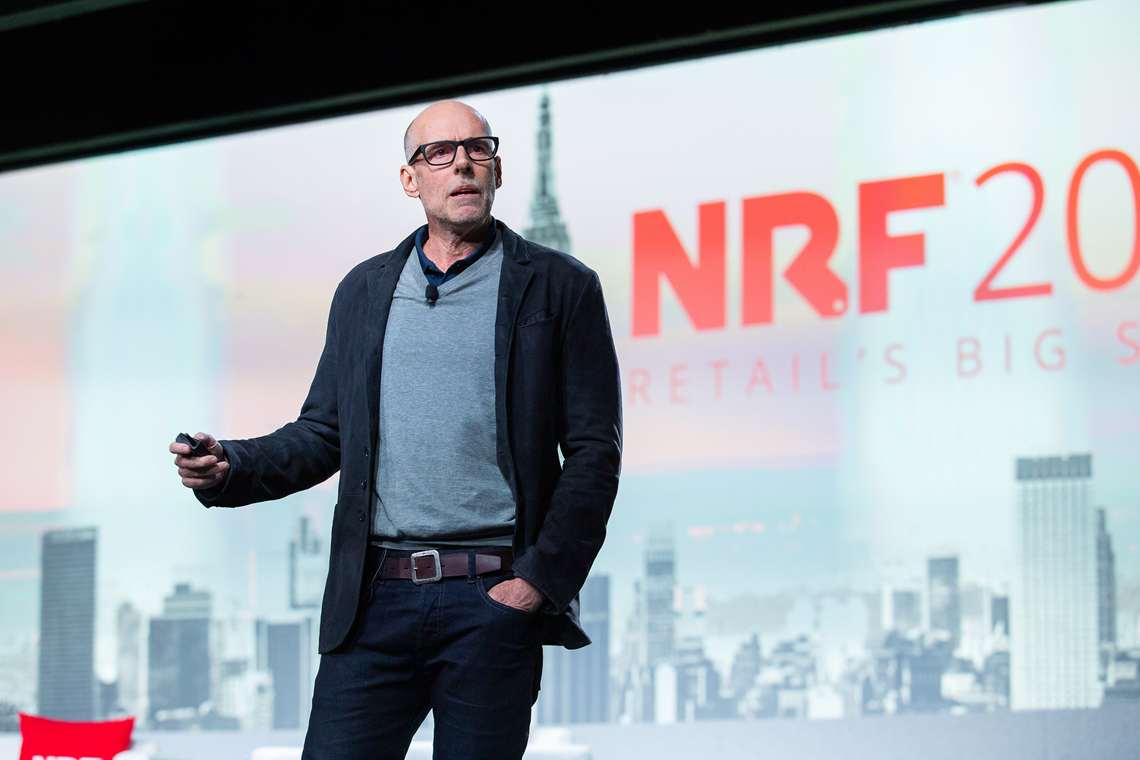 Scott Galloway faz previsões para o varejo em 2019 durante o NRF Retail’s Big Show