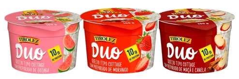 Tirolez lança o primeiro queijo cottage com geleia de fruta do Brasil