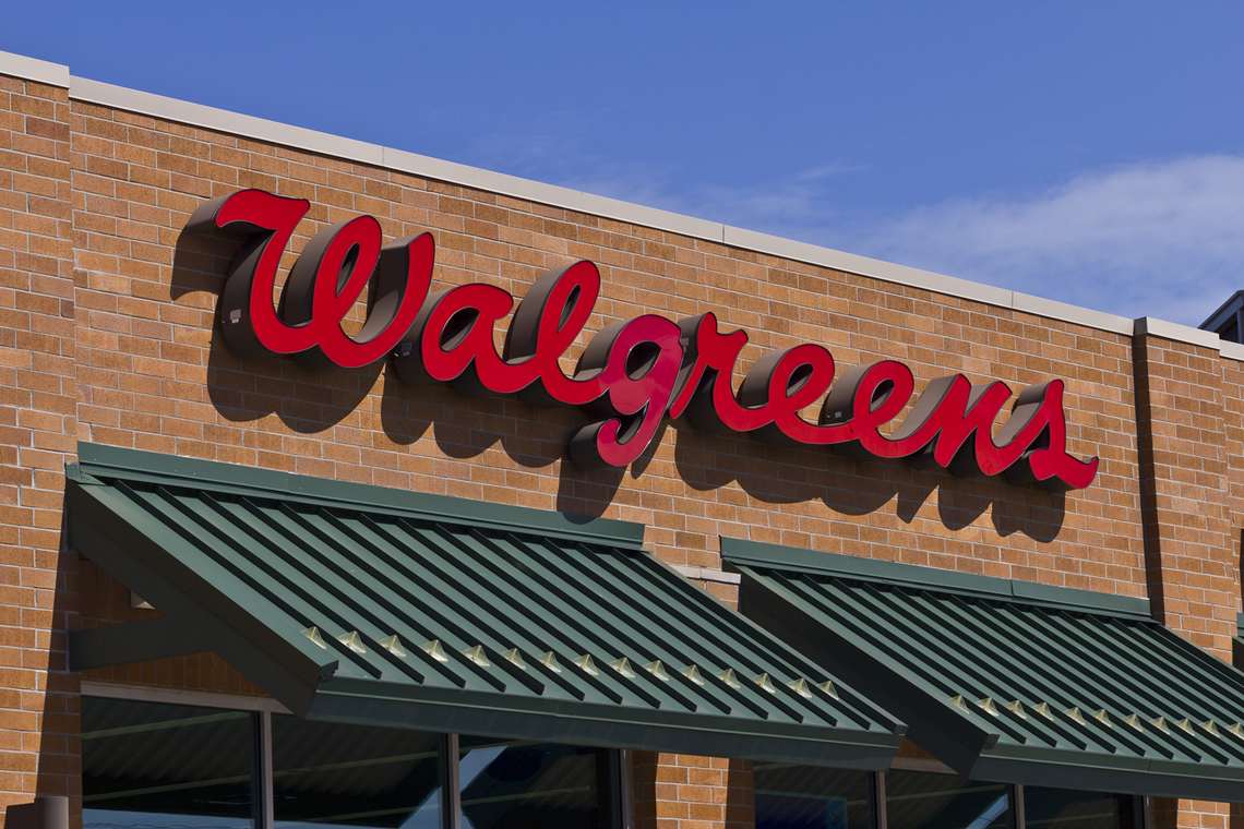 Walgreens possui locais para entrega e devolução de compras online