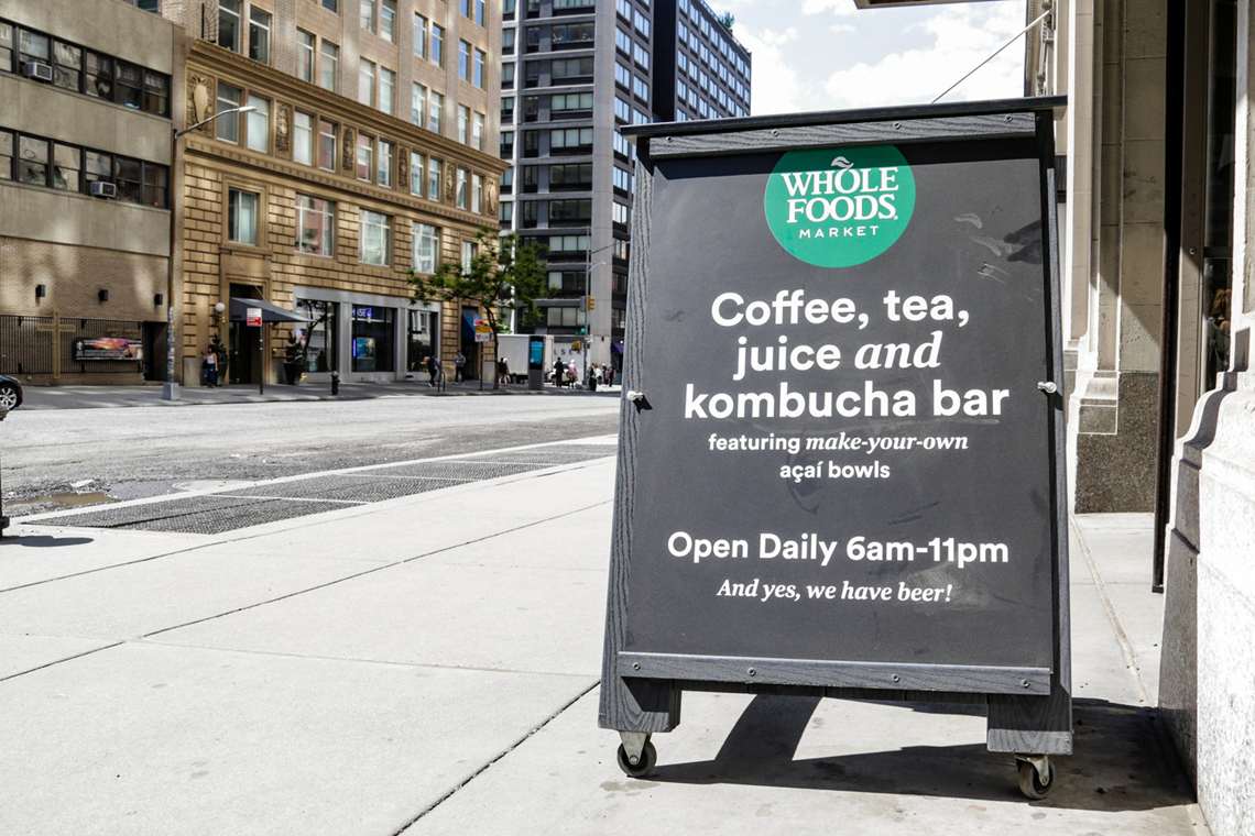 Whole Foods lança loja de conveniência em Nova York