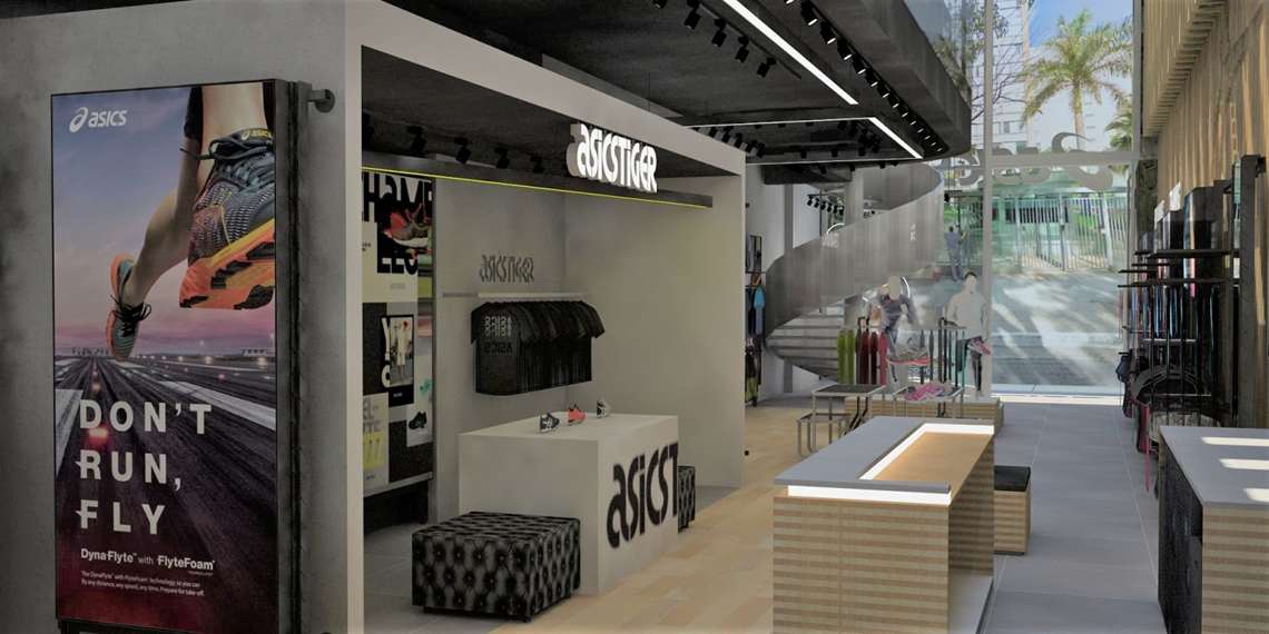 Asics reinaugura flagship store na Oscar Freire