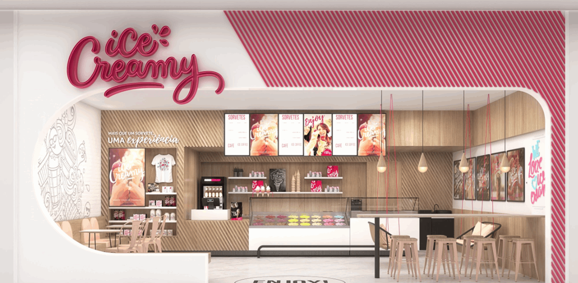 Ice Creamy Sorvetes lança sua primeira loja conceito em Ribeirão Preto