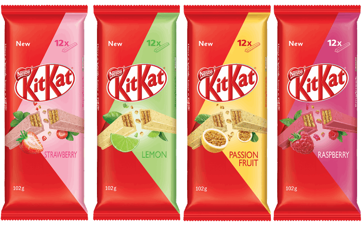 Nestlé lança Kitkat tabletes em quatro sabores