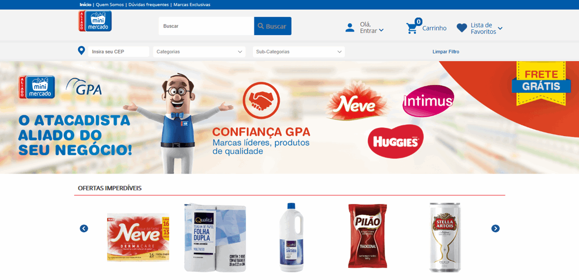 GPA lança e-commerce dedicado aos pequenos e médios comerciantes