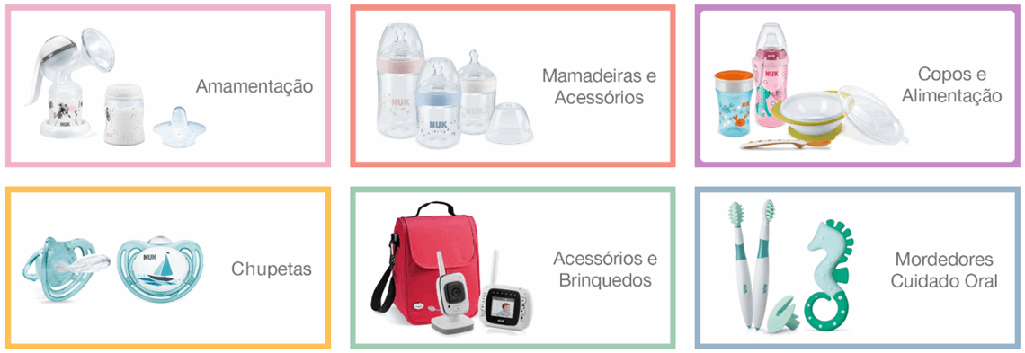 NUK ganha página exclusiva dentro da Amazon