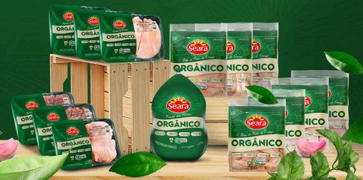 Seara passa a atuar em nova categoria com linha completa de frangos orgânicos
