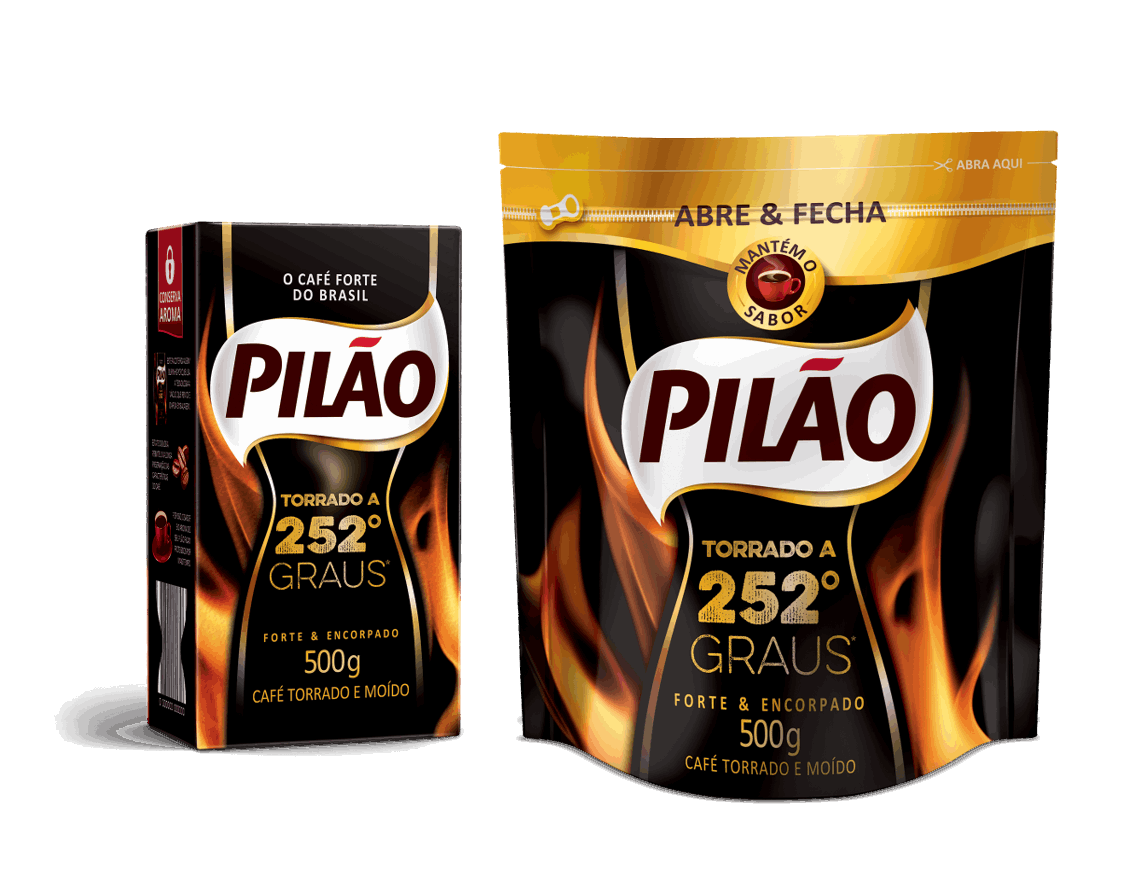 Café torrado a 252º graus é a novidade da Pilão