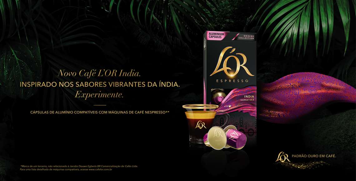 L’OR lança blend inspirado nas colinas do sul da Índia