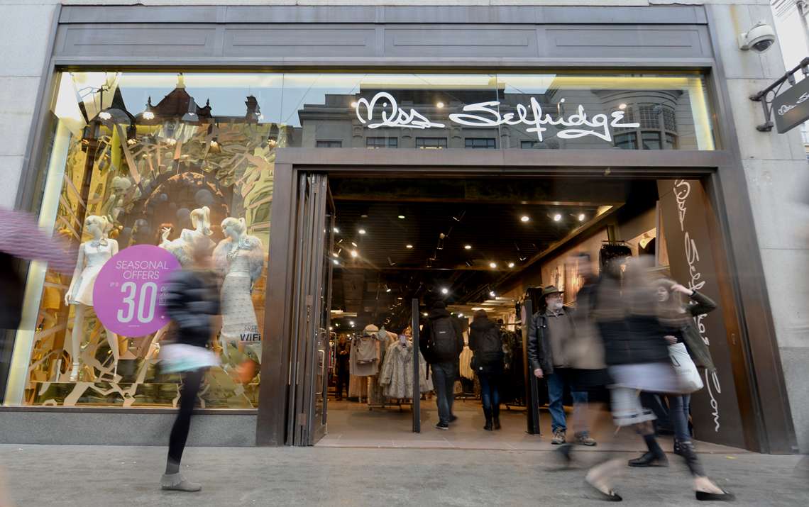 Miss Selfridge sofre profunda crise e tem perda alguns milhões