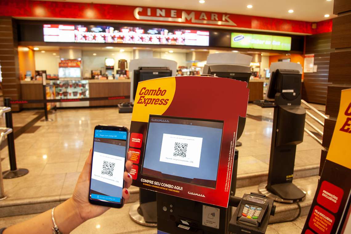 Cinemark passa a aceitar pagamento instantâneo via Código QR