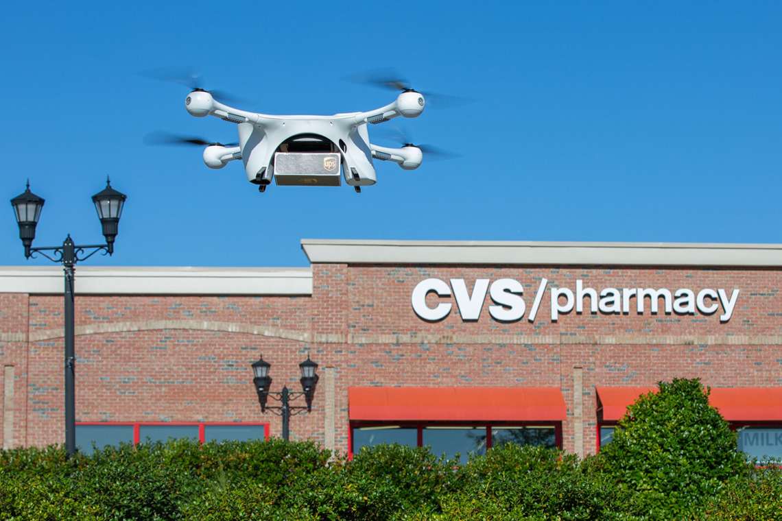 UPS e CVS fazem primeiras entregas ao consumidor por meio de drones