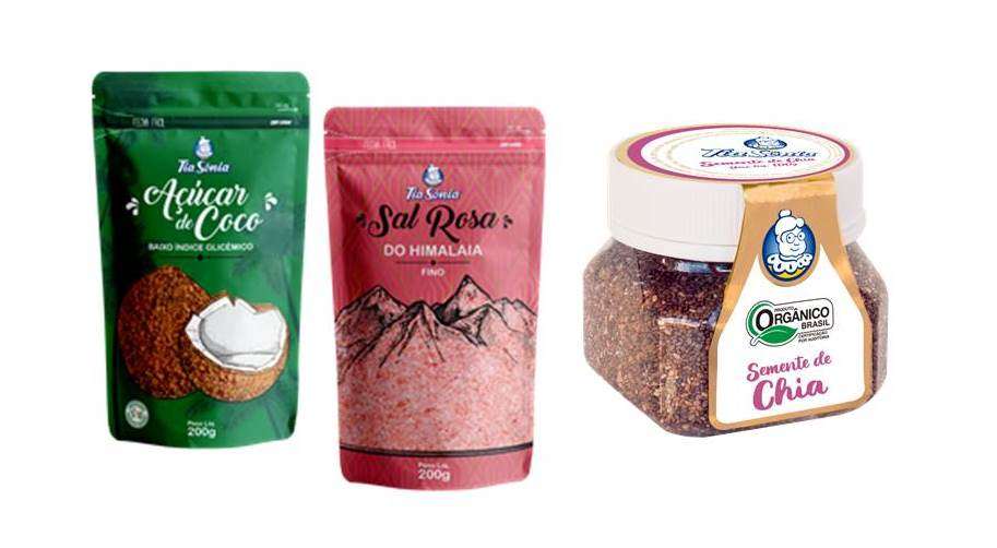 Tia Sônia apresenta novidades em suas embalagens