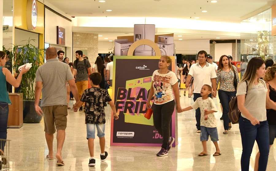 Vendas dos shopping centers aumentam 19,7% nesta Black Friday