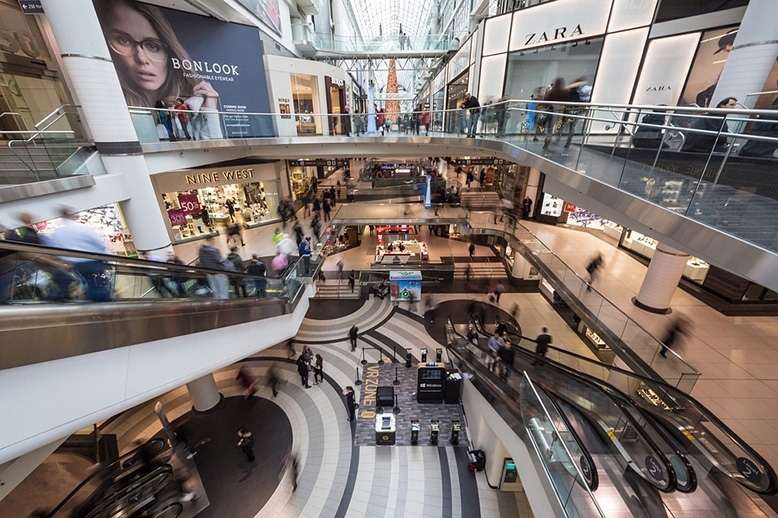 Fluxo em shopping centers registra alta de 3,6% em 2019