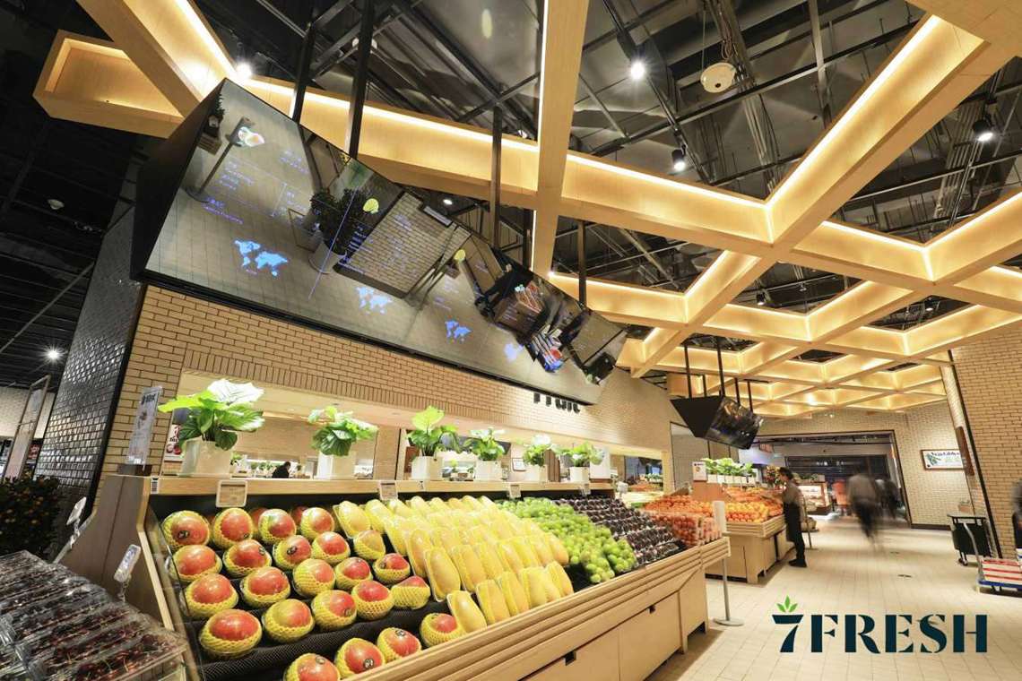 O 7Fresh da JD lança dois novos conceitos em Pequim