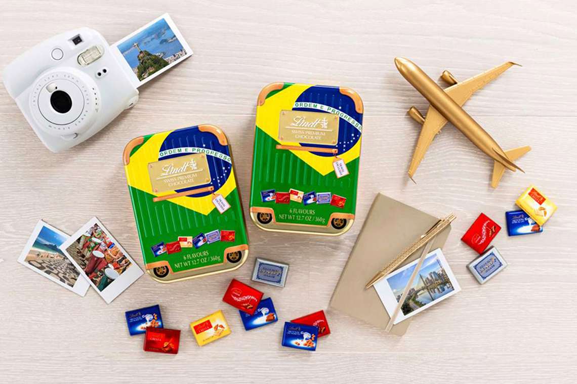 Lindt suitcase souvernir