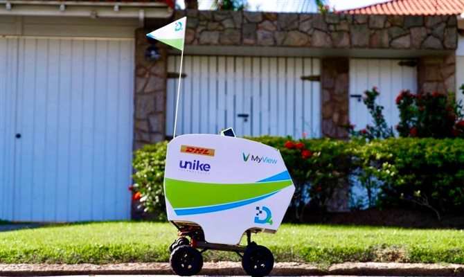 Robôs (drones terrestres) farão touchless delivery na luta contra a Covid-19