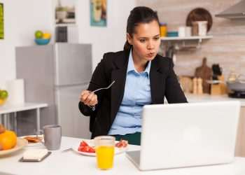 Reflexões sobre alimentação em home office