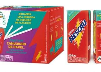 Nescau anuncia a retirada de 100% de canudos plásticos das bebidas