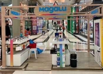 Primeiro quiosque do Magalu é montado no Central Plaza Shopping, em SP