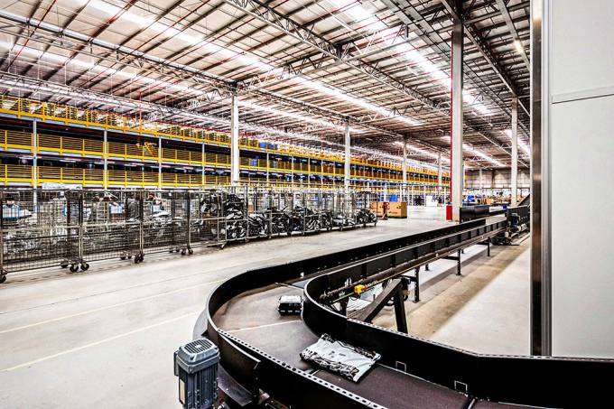 Um dos atuais centros de distribuição do Dafiti Group no Brasil