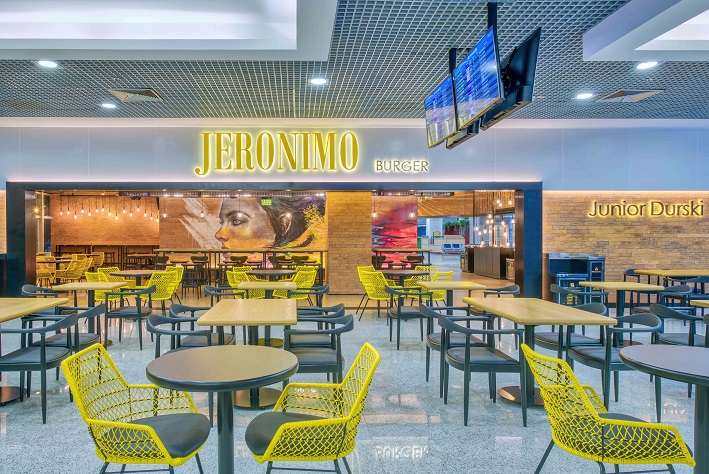 Jeronimo Burger do Aeroporto Santos Dumont Direitos autorais pertencem ao Grupo Madero