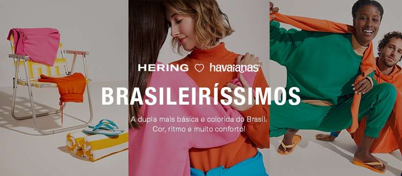 Hering e Havaianas anunciam parceria em campanha de Dia dos Namorados