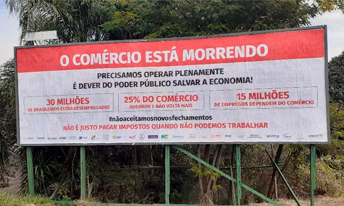 Associações do comércio lançam manifesto pedindo crédito e parcelamentos