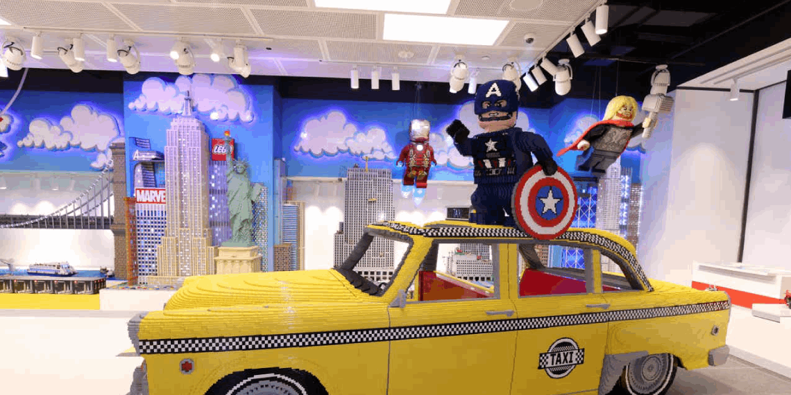 Lego inaugura flagship em Nova York, que vai inspirar mais de 100 unidades pelo mundo