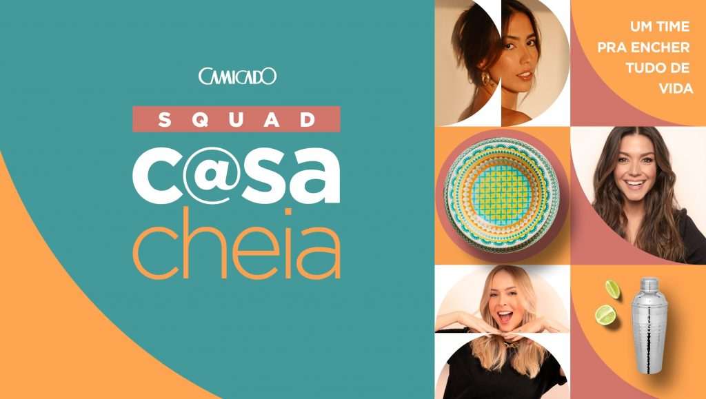 Camicado faz campanha de ativação com time de influencers que soma quase 80 milhões de seguidores